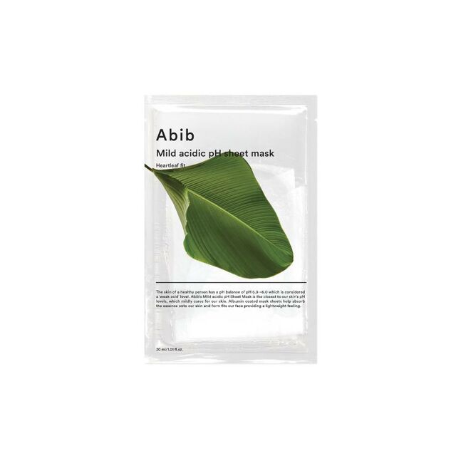 MILD ACIDIC PH SHEET MASK – HEARTLEAF FIT