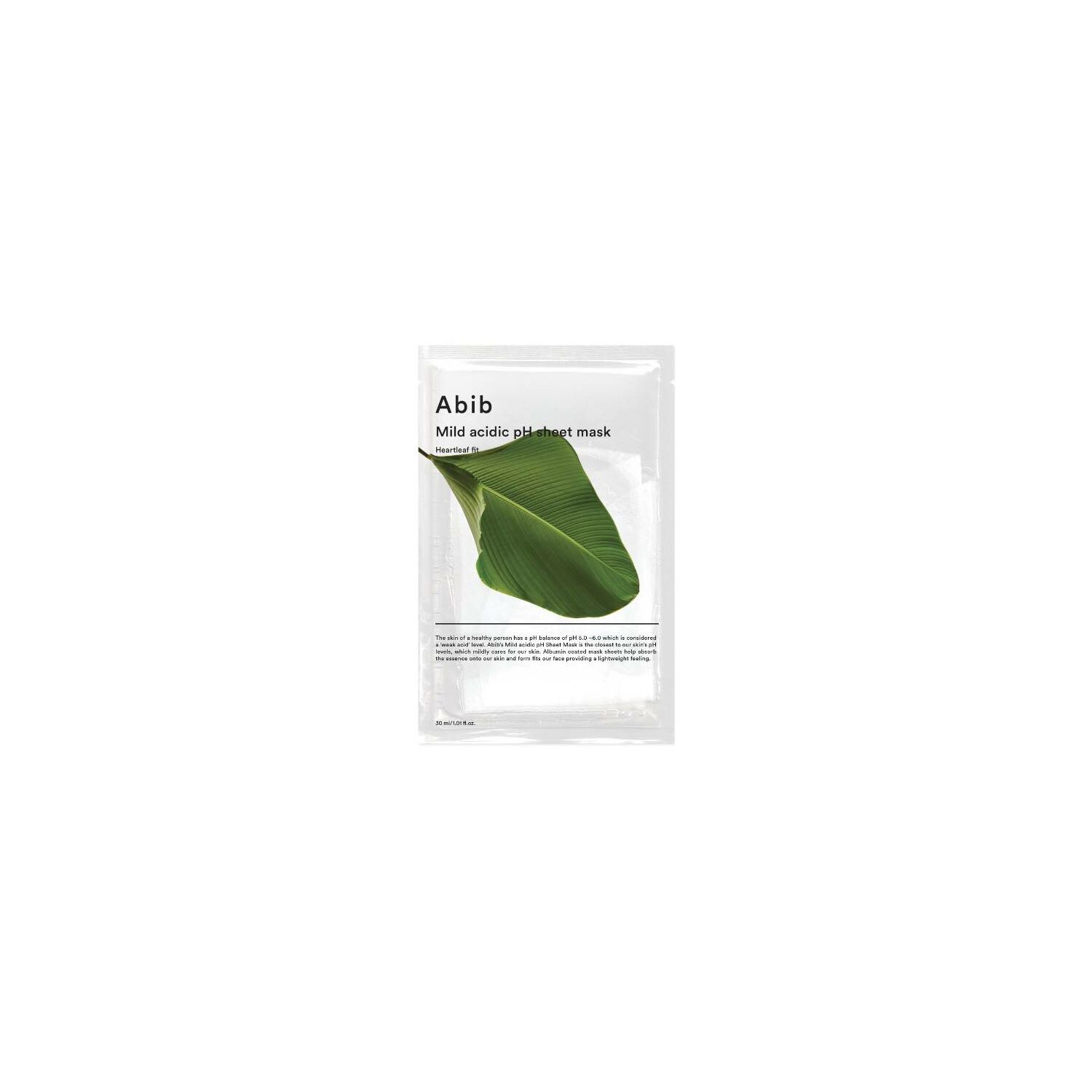 MILD ACIDIC PH SHEET MASK – HEARTLEAF FIT
