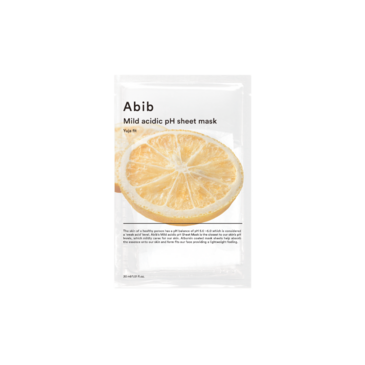 MILD ACIDIC PH SHEET MASK- YUJA FIT