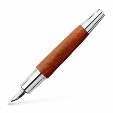 Fountain pen e-motion wood/chrome br F