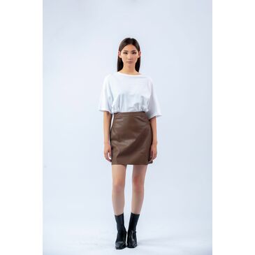 Mini Leather Skirt