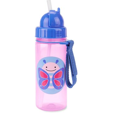 Zoo Straw Bottle PP Butterfl