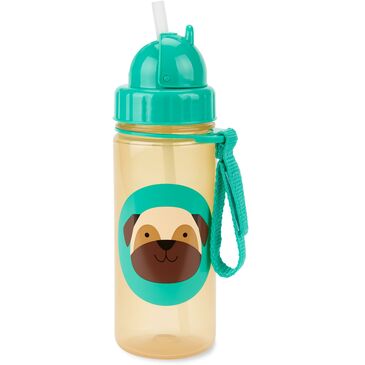 Zoo Straw Bottle PP Pug
