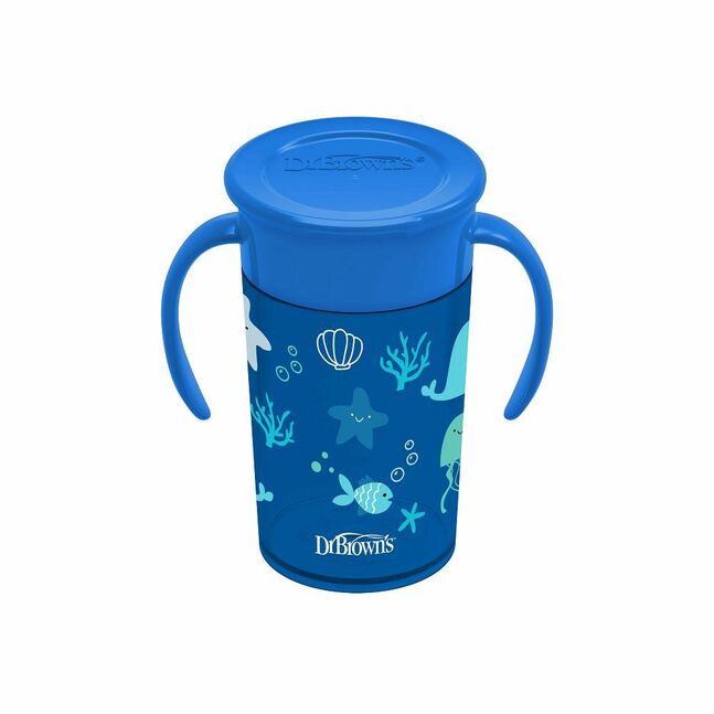 DrB 360 Cup Усны аяга 360* цэнхэр зурагтай 300мл 