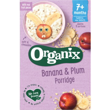 Organix Banana & Plum Porridge 