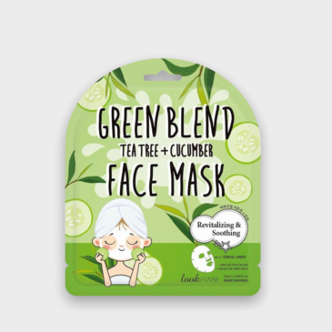 GREEN BLEND TEA TREE+CUCUMBER FACE MASK