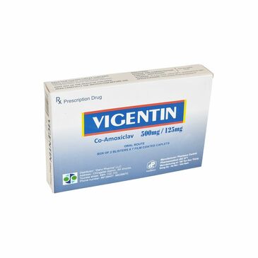 Вигентин 500мг/125мг №14
