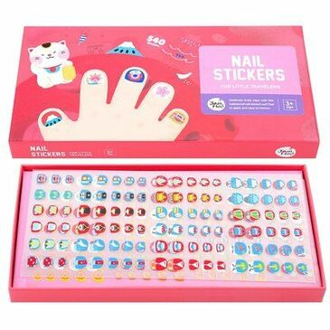 Nail Stickers- For little travelers (540stickers)