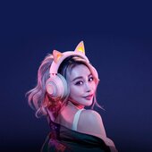 Razer Kraken Kitty Chroma USB Gaming Headset (Quartz) - Чихэвч