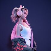 Razer Kraken Kitty Chroma USB Gaming Headset (Quartz) - Чихэвч