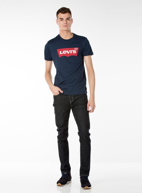 GRAPHIC SETIN NECK HM GRAPHIC DRESS BL