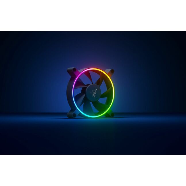 Razer Kunai Chroma RGB 120mm LED PWM Performance Fan, 1 Pack (Black) - Сэнс