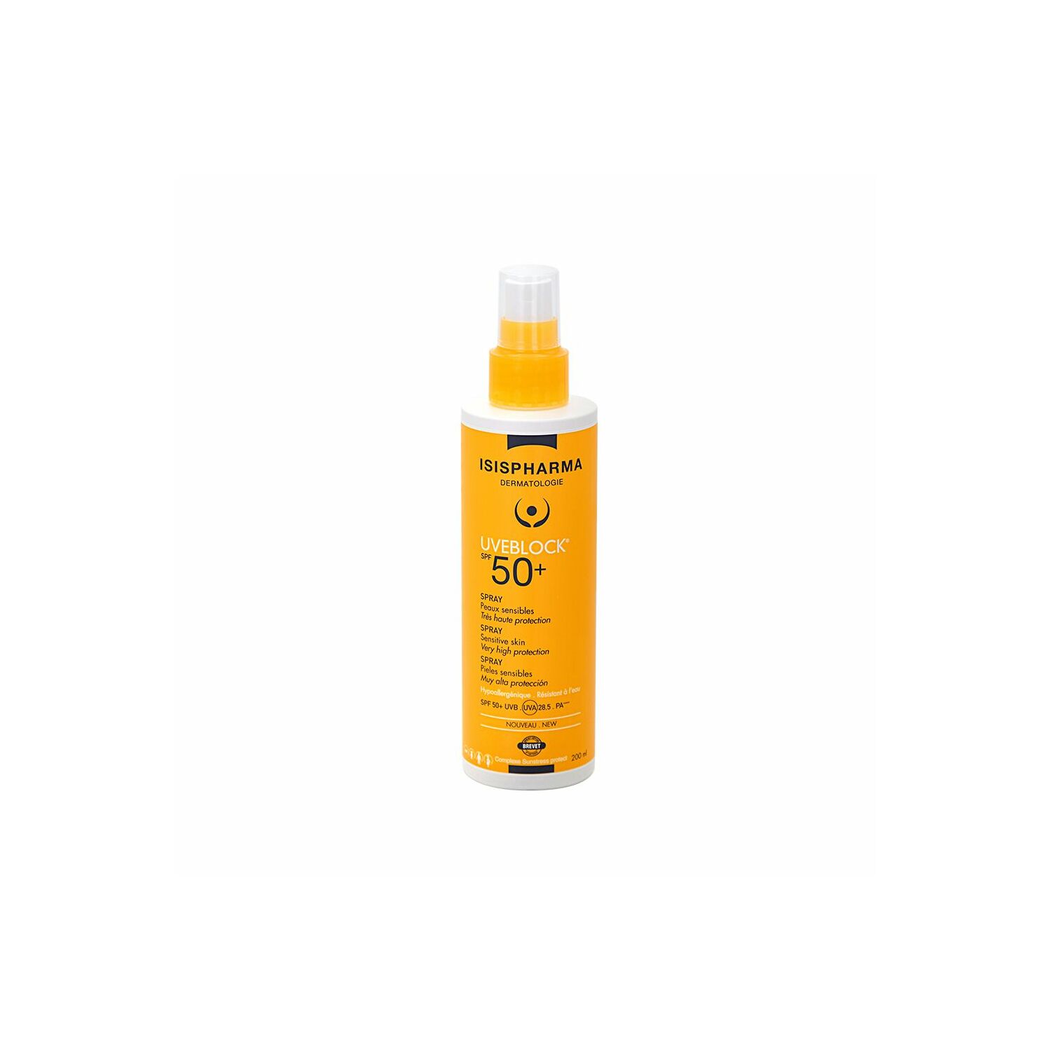 Isis Uveblock SPF50+ SPRAY - Бүх төрлийн эмзэг арьсны шүршдэг нарны тос/0294 200мл №1