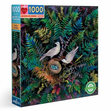 Birds in Fern 1000pc Puzzle