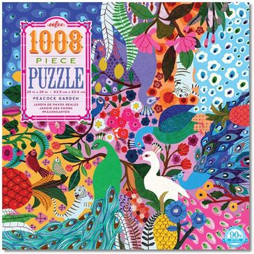 Peacock Garden 1008 Pc Puzzle