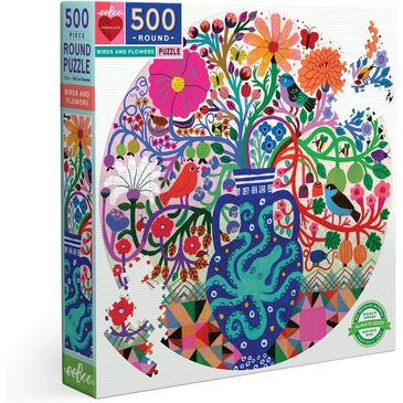 Birds and Flowers 500 Pc Puzzl