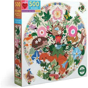 Woodland Creatures 500pc Round