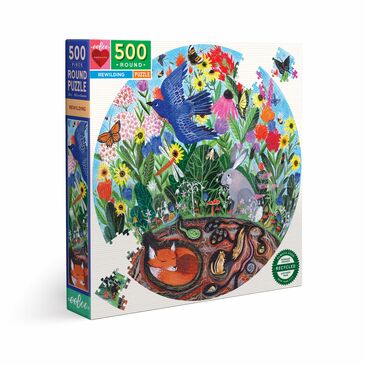 Rewilding 500pc Round Puzzle