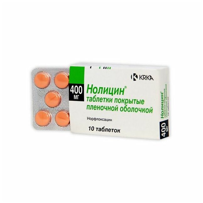 Нолицин 400мг №10