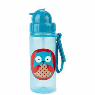 Zoo Straw Bottle PP Owl