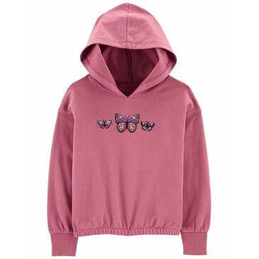 August Key Item F22 pk bfly hoodie