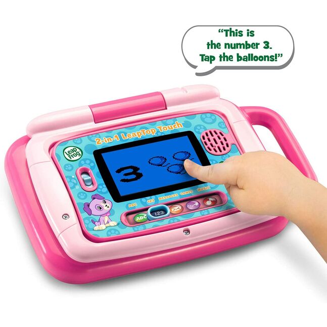 LEAPFROG 2-in-1 Leaptop Touch Pink