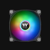 Thermaltake Pure Duo 14 140mm 1500rpm ARGB Sync Radiator Fan, 2 Pack (Black)