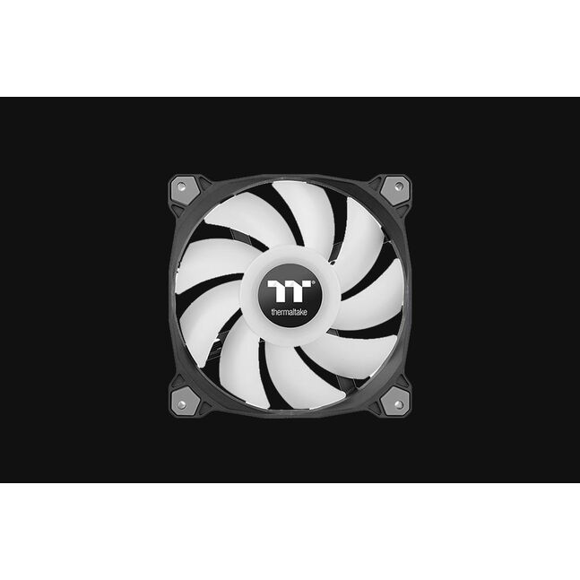 Thermaltake Pure Duo 14 140mm 1500rpm ARGB Sync Radiator Fan, 2 Pack (Black)
