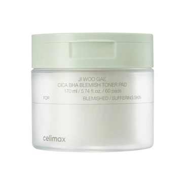 CELIMAX Ji Woo Gae Cica BHA Blemish Toner Pad