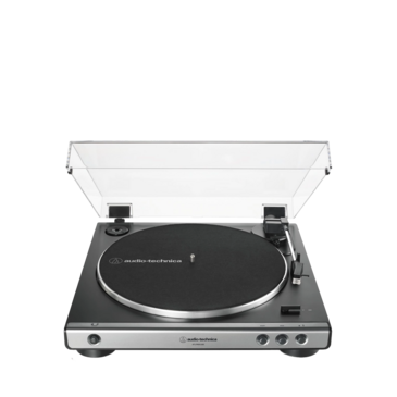 Audio-Technica AT-LP60X (GM) Fully Automatic Belt-Drive Turntable, Gun Metal