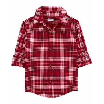 Christmas F22 Red Woven Plaid