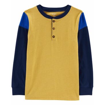 August Super Table F22 Boys Yellow Henley