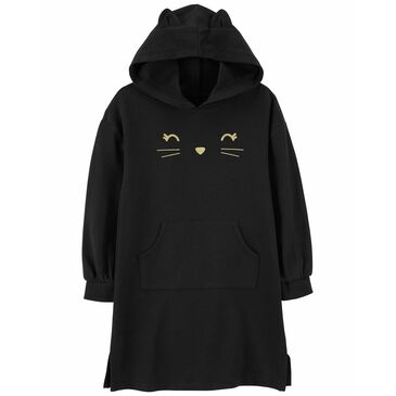 August Dresses F22 black cat dress