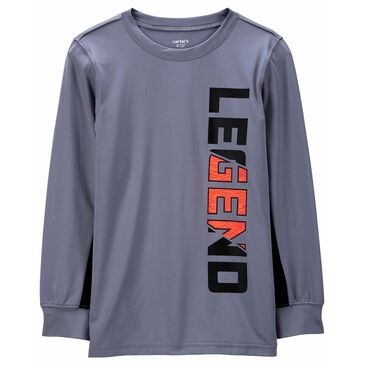 WI22 B B LS Tee Grey Legend LS Tee