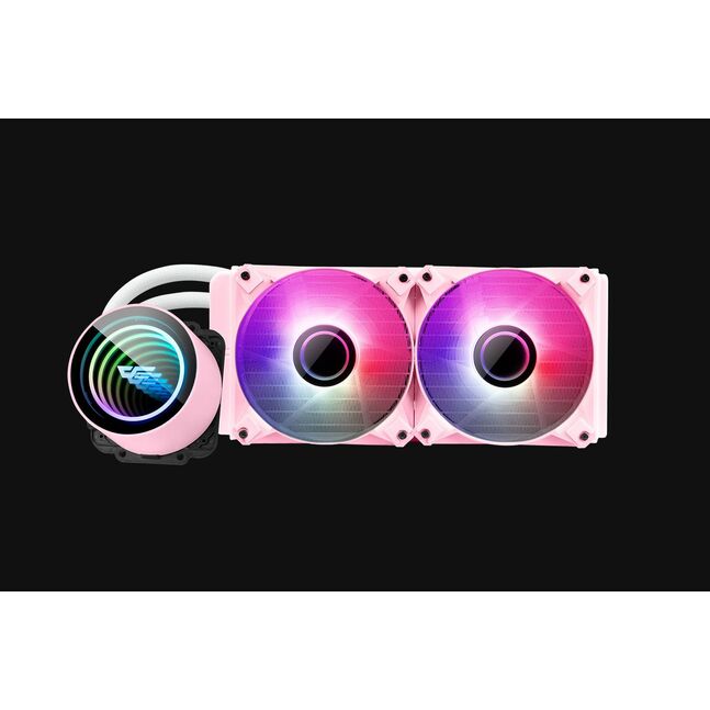 DarkFlash DX240 V2 Liquid CPU Cooler (Pink) - Хөргүүр