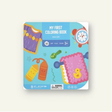 my first coloring book: daily life