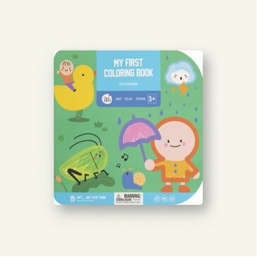 my first coloring book: outdoors