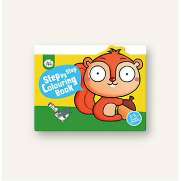 Step by Step Colouring Book - 2-3 Years Basic Course