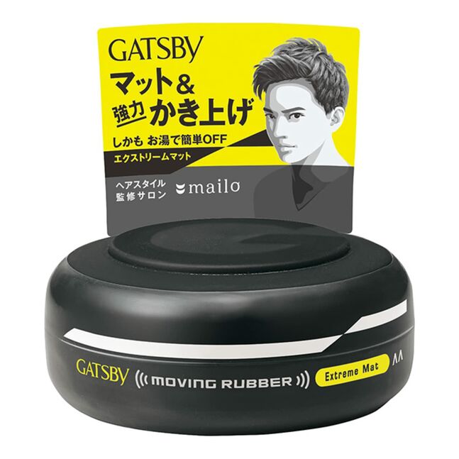 Gatsby Бөөрөнхий вакс хар 80г