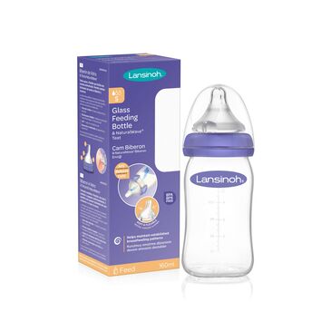 Lansinoh Feeding Bottle Хүүхдийн угж шилэн 160мл