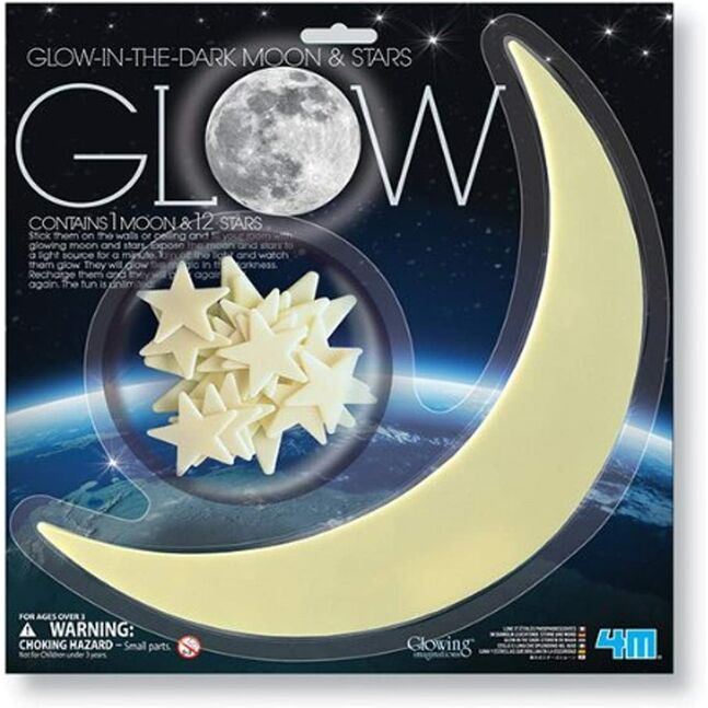 05215 Glow-In-The-Dark Moon & Stars