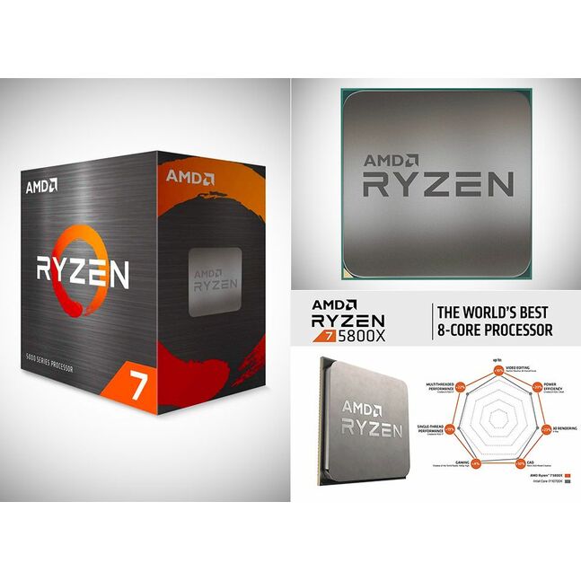 CPU AMD Ryzen 7 5800X - CPU AMD Ryzen 7 5800X