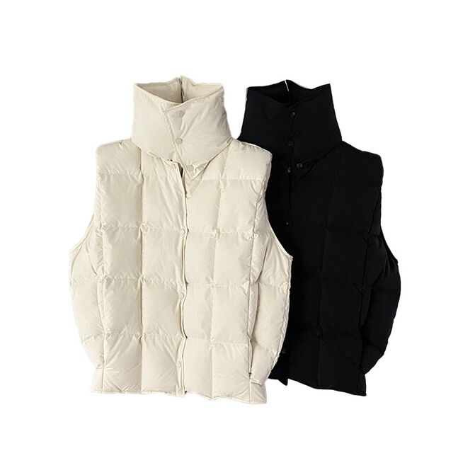Puffer Vest White