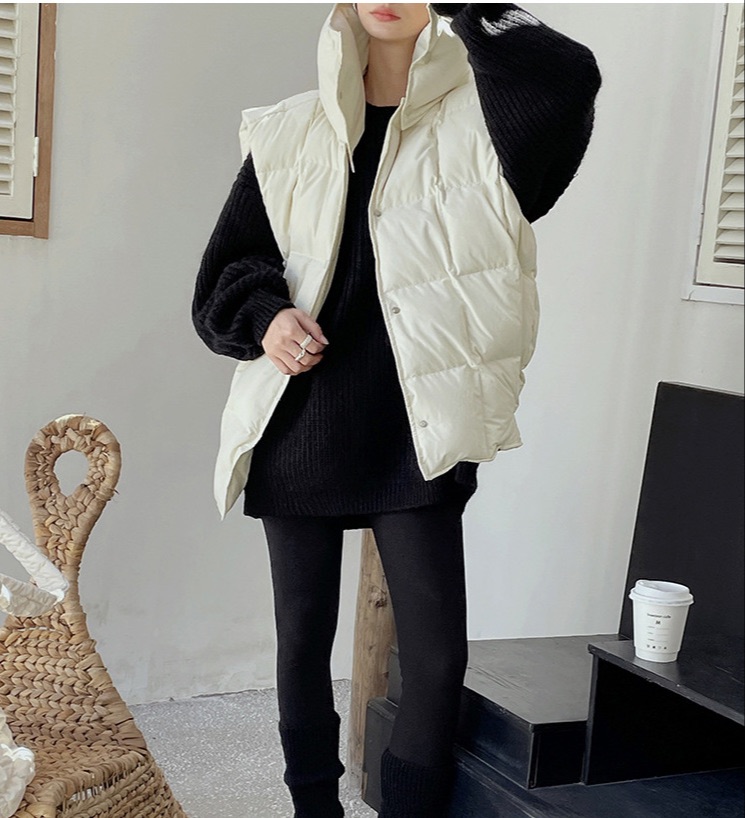 Puffer Vest White