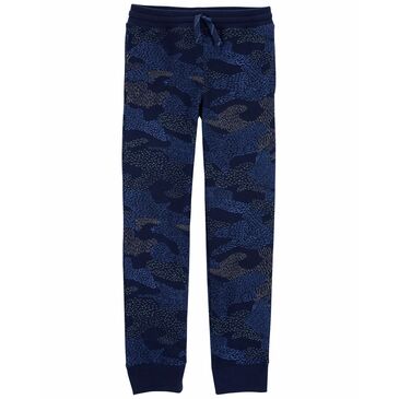 B Pant Blue Camo Pant Knit