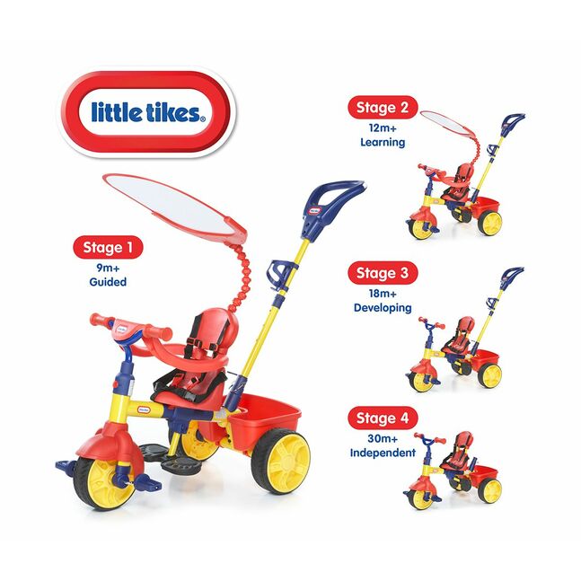627354 LITTLE TIKES 4-in-1 Trike/Улаан/