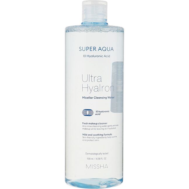 Super Aqua 10 Hyaluronic Acid Ultra Hyalon Micellar Cleansing Waterl