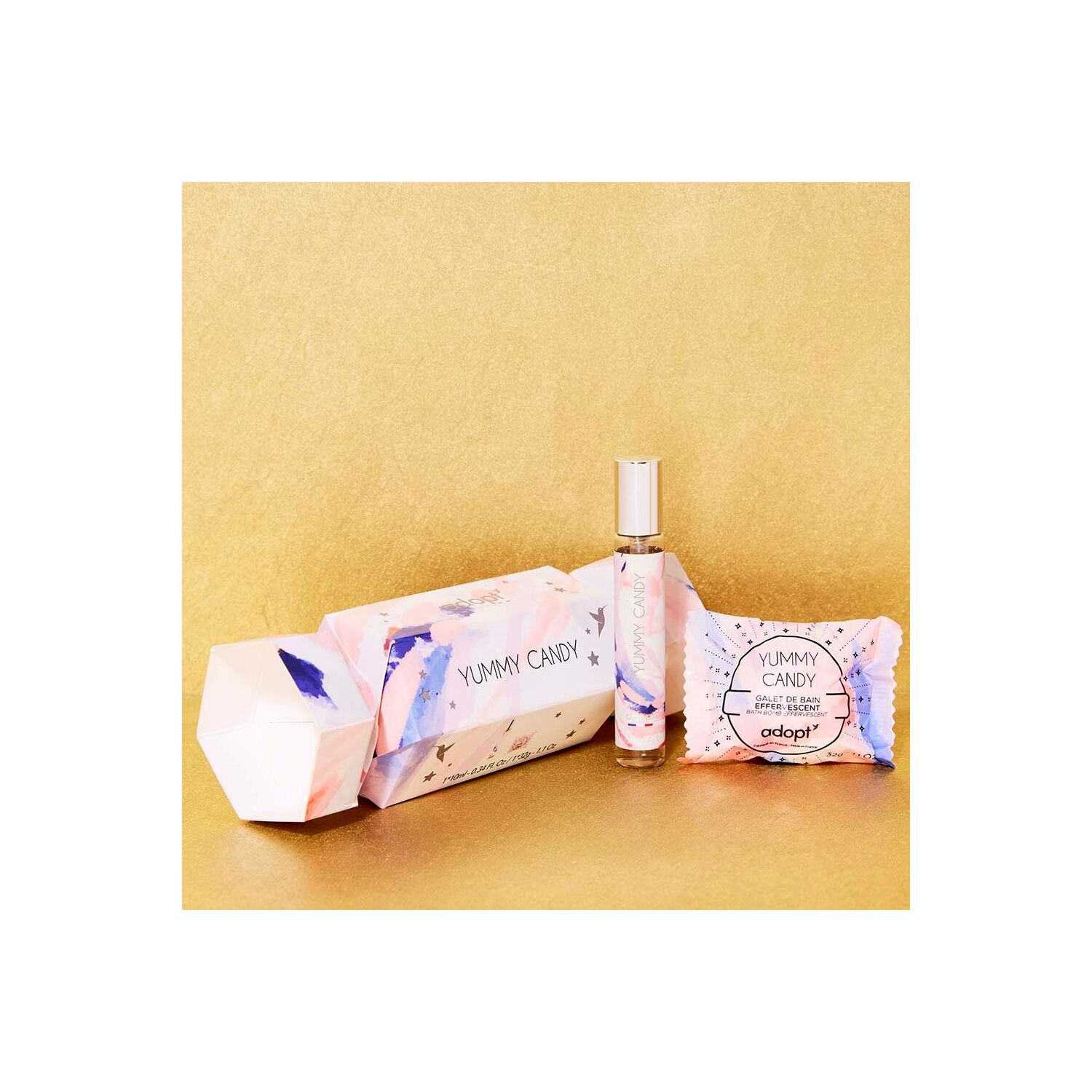 ADOPT YUMMY CANDY Perfume & Bath Bomb Set