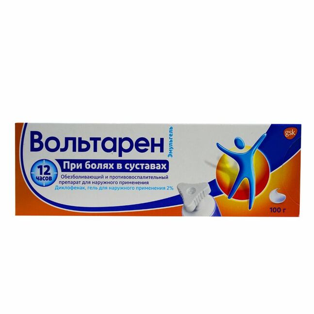 Вольтарен Эмульгель 2% 100гр №1