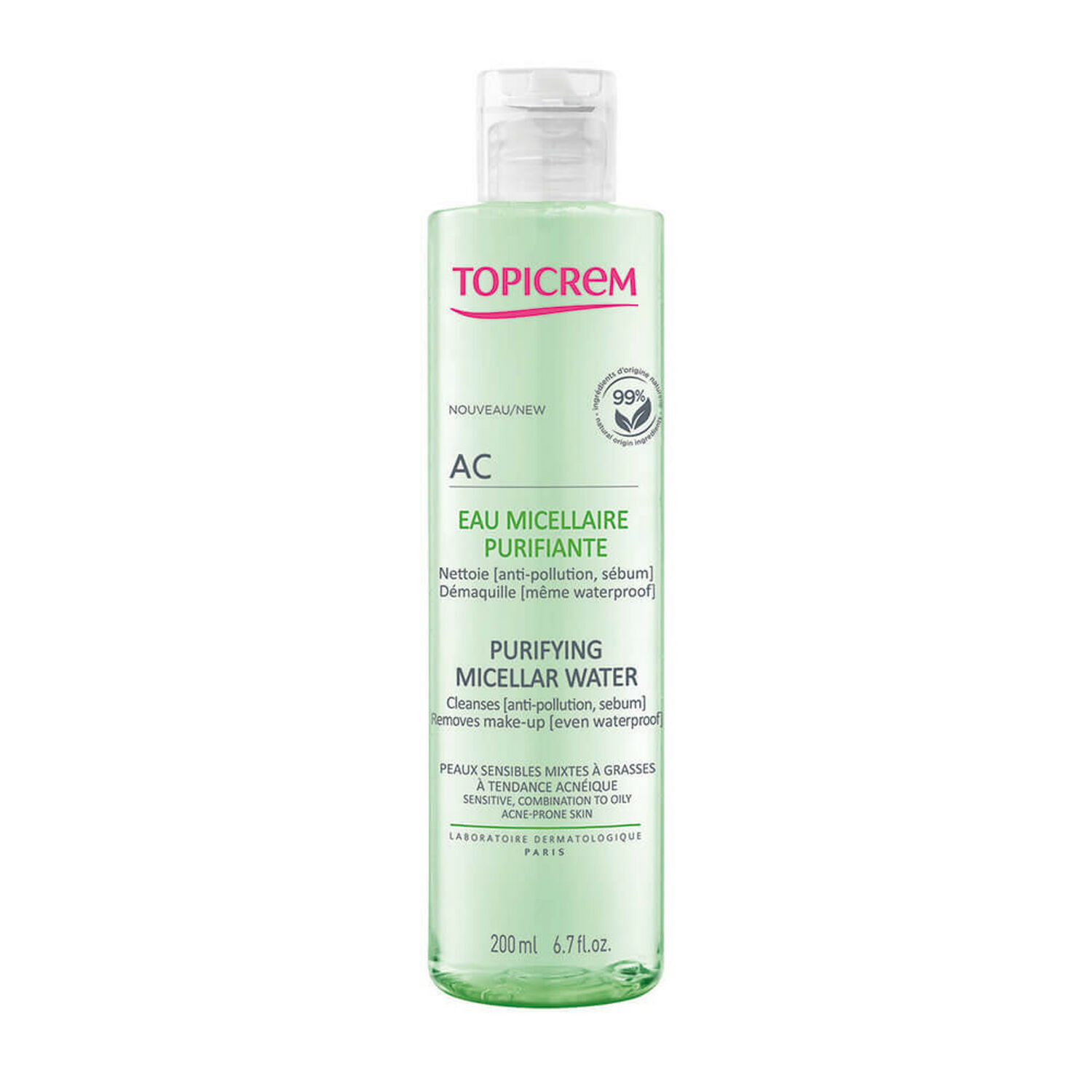TOPICREM AC Purifying Micellar Water /200мл/